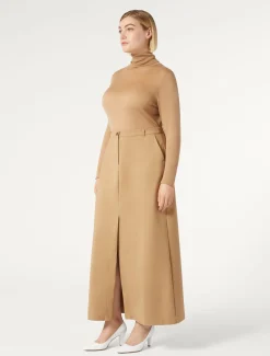 Rock aus Baumwollmischgewebe