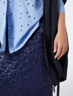 Rock aus besticktem Tüll