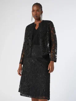 Rock aus besticktem Tüll