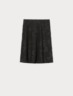 Rock aus besticktem Tüll