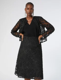 Rock aus besticktem Tüll