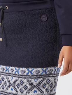 Rock aus Jacquard-Jersey