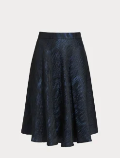 Rock aus Jacquard-Stoff