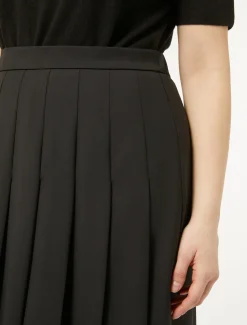 Rock aus Wollgabardine