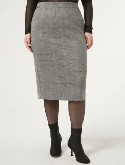 Rock mit Glencheck-Karos