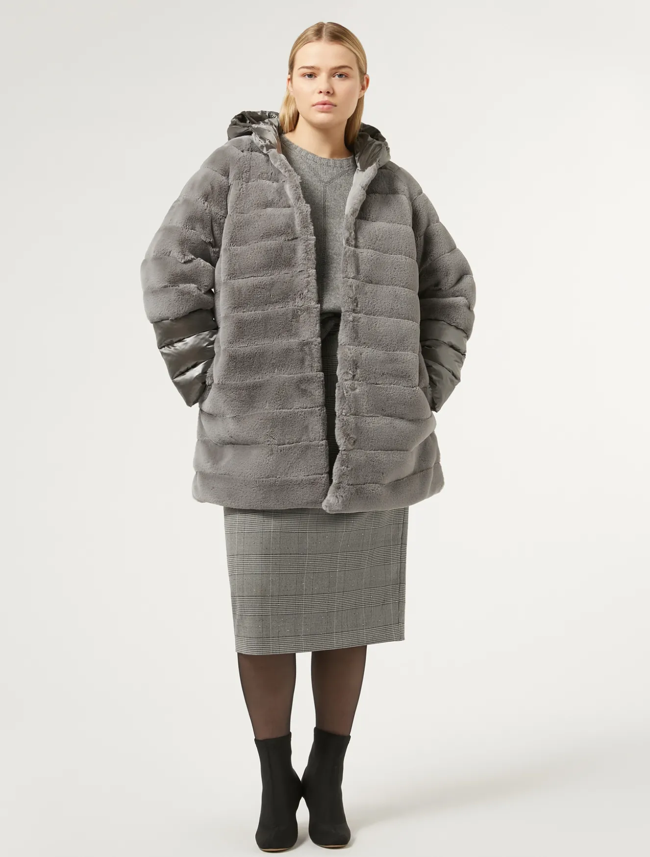 Rock mit Glencheck-Karos