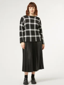 Rock mit Plisseefalten