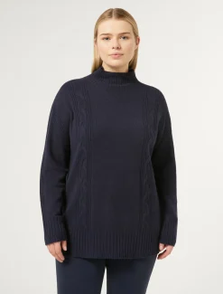Rollkragenpullover aus Kaschmirgemisch