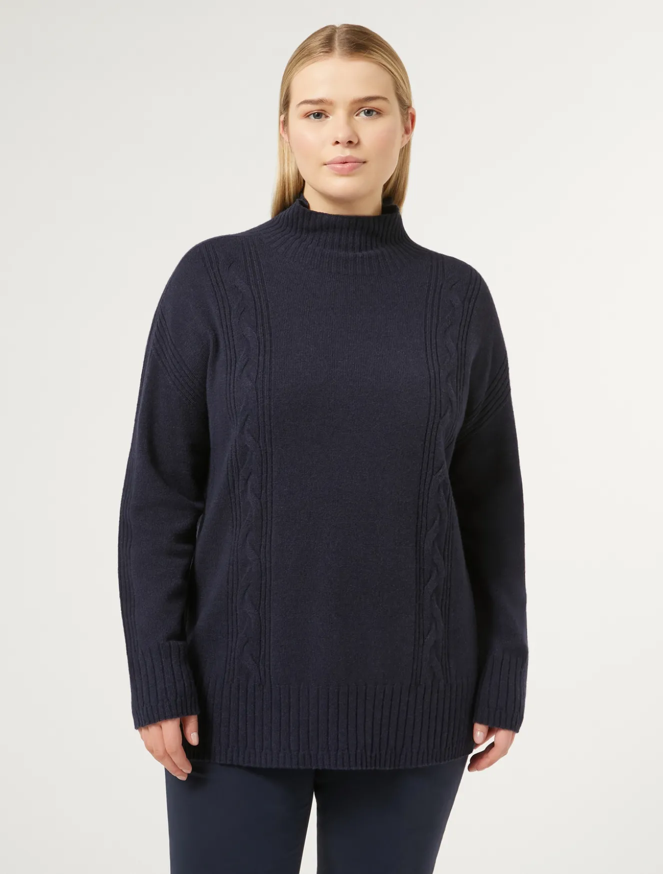 Rollkragenpullover aus Kaschmirgemisch