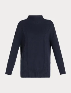 Rollkragenpullover aus Kaschmirgemisch