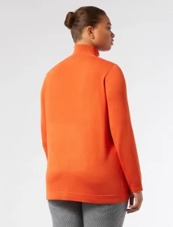 Rollkragenpullover aus weicher Stretch-Viskose