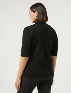 Rollkragenpullover aus Wolle