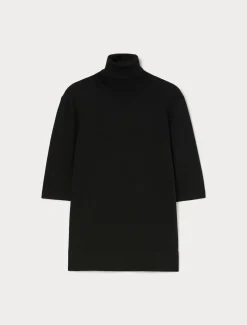 Rollkragenpullover aus Wolle