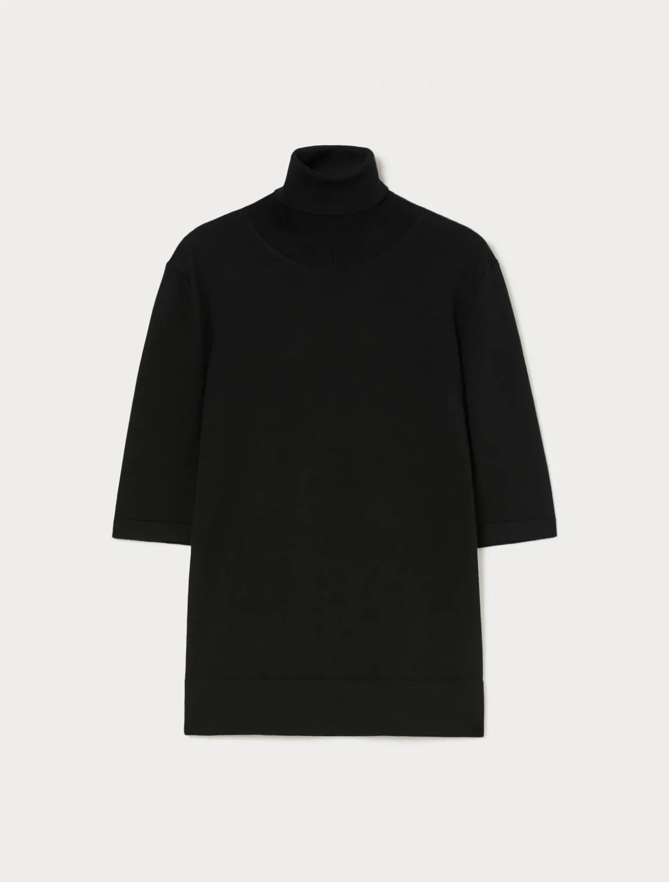 Rollkragenpullover aus Wolle