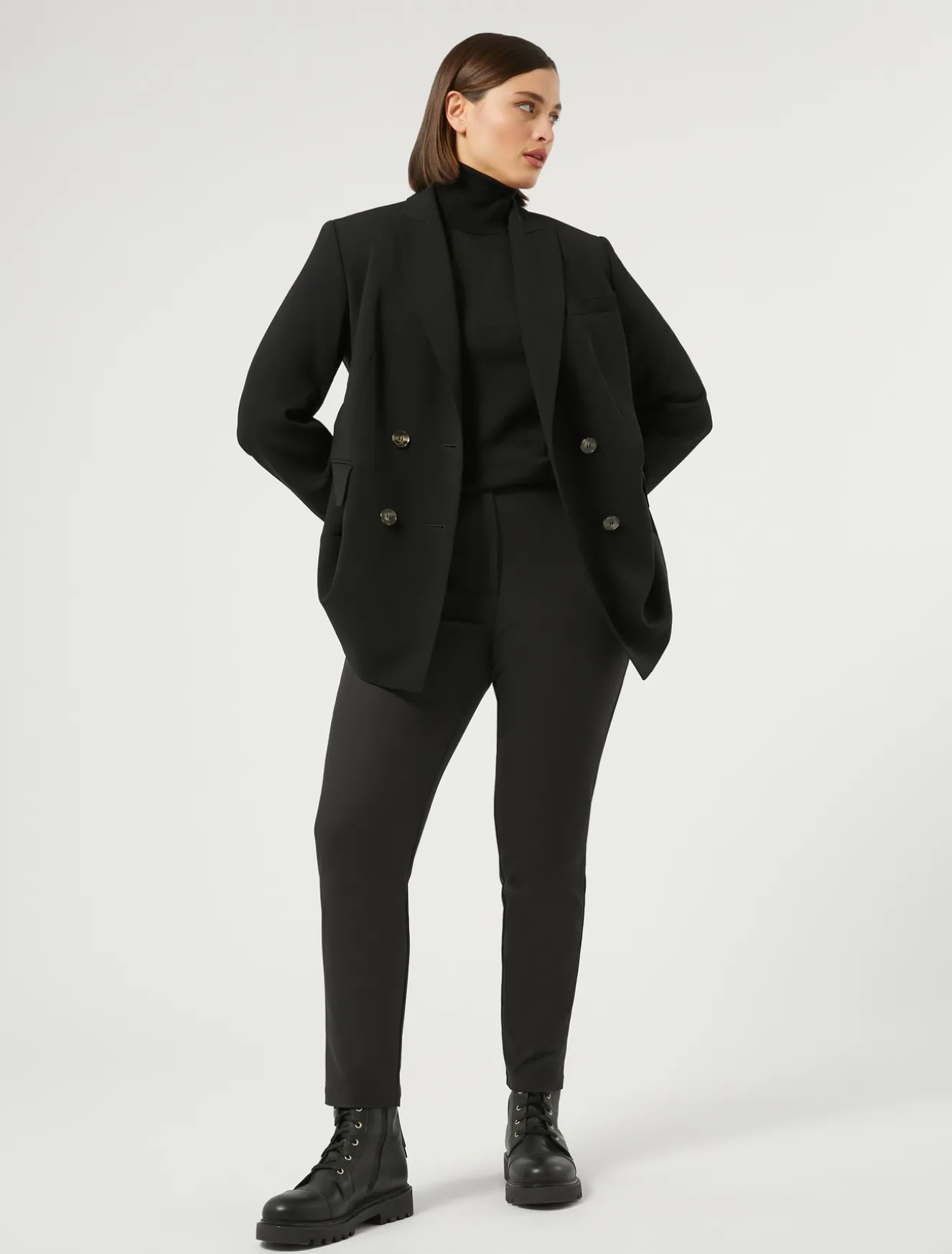 Rollkragenpullover aus Wolle