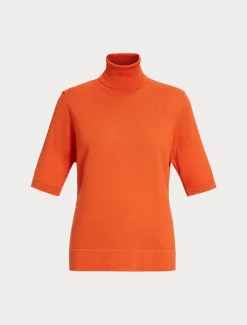 Rollkragenpullover aus Wolle