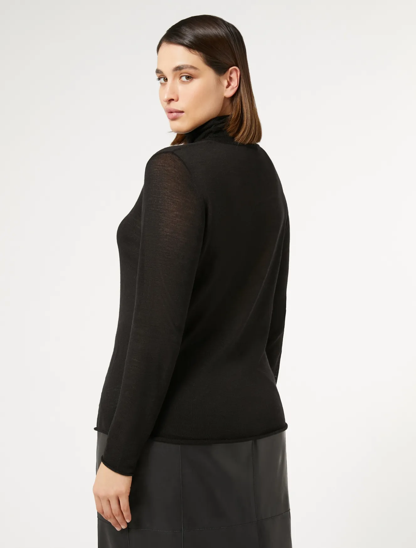 Rollkragenpullover aus Wolle und Kaschmir