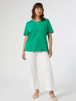 Schlaghose aus Baumwollbull