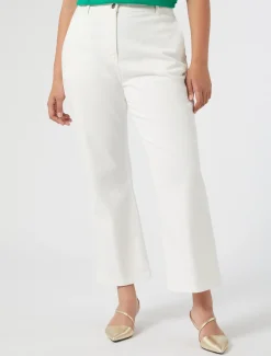 Schlaghose aus Baumwollbull