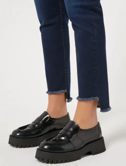 Slim Fit Jeans aus Indigo-Denim