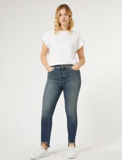 Slim-Fit Jeans aus Denim
