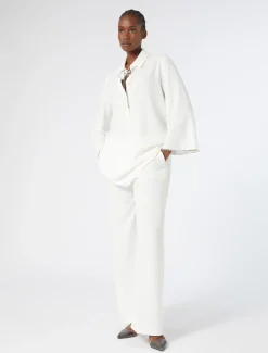 Slingback-Pumps aus Leder