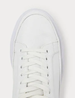 Sneakers aus beschichtetem Jersey