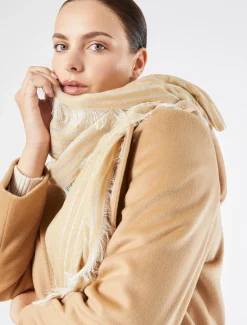 Stola aus Stoff mit Nadelstreifen