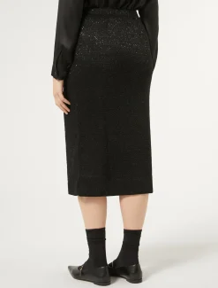 Strickrock mit Pailletten