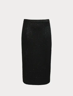 Strickrock mit Pailletten