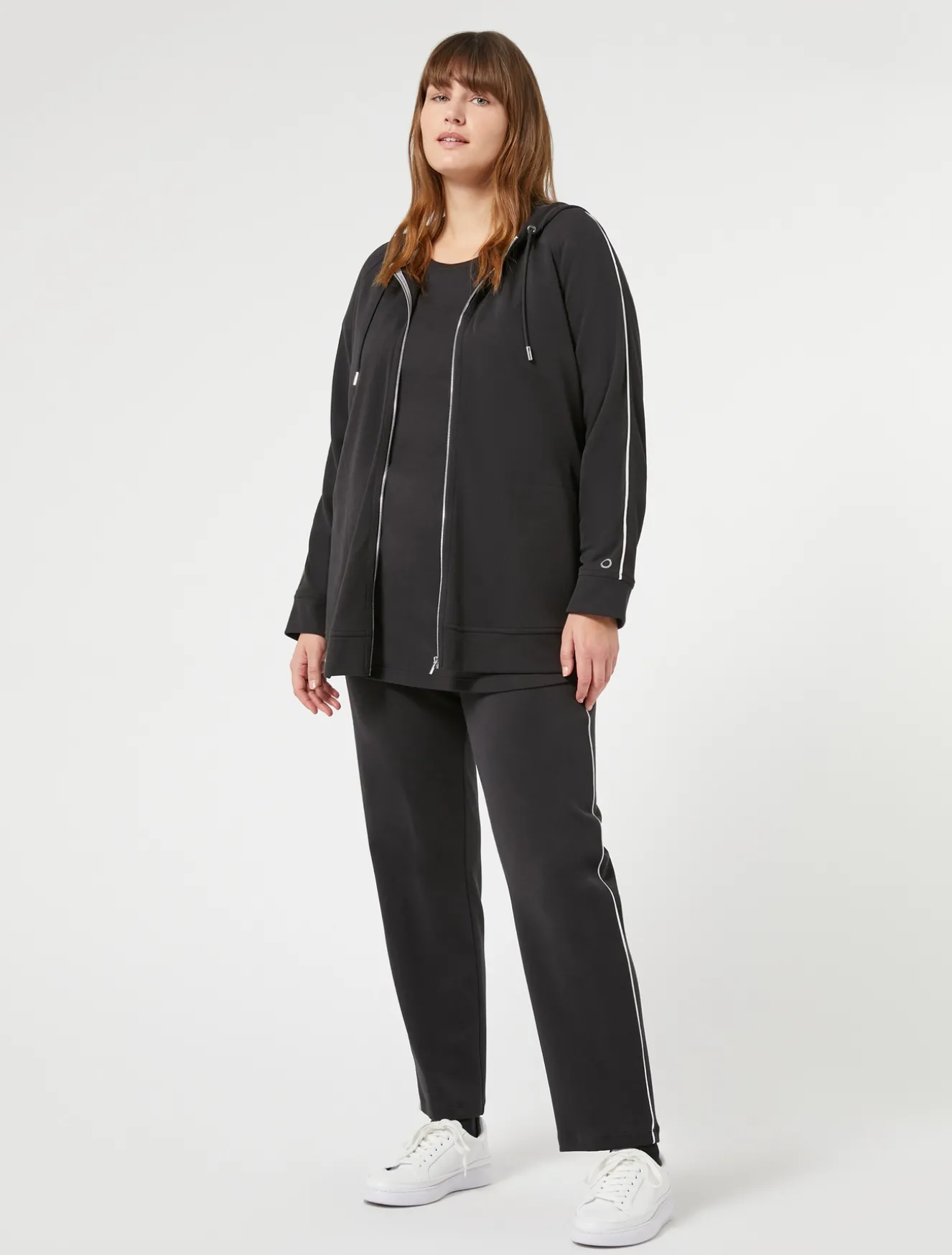 Sweatshirt aus Interlock-Jersey