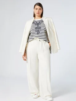 Sweatshirt aus Jersey mit Stickerei