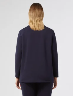 Sweatshirt aus Scuba-Jersey