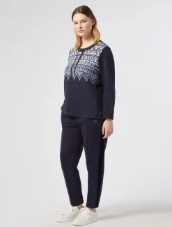 Sweatshirt aus Scuba-Jersey