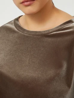 Sweatshirt aus Stretch-Chenille