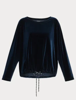 Sweatshirt aus Stretch-Chenille