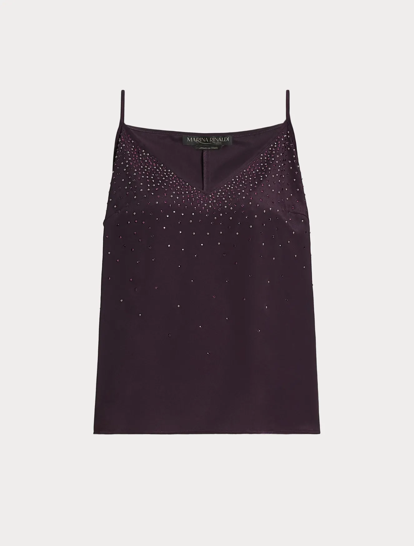 Top aus Crêpe de Chine