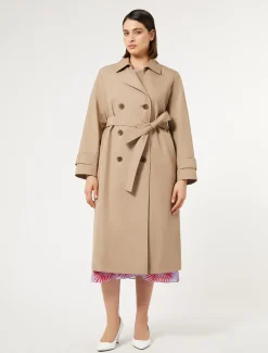 Trenchcoat aus wasserabweisendem Twill