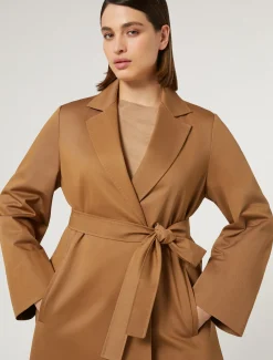 Trenchcoat aus wasserabweisender Gabardine