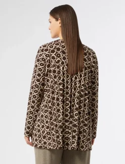 T-Shirt aus bedrucktem Jersey