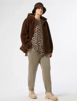 T-Shirt aus bedrucktem Jersey