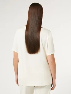 T-Shirt aus bedrucktem Jersey