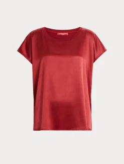 T-Shirt aus Crêpe-Jersey