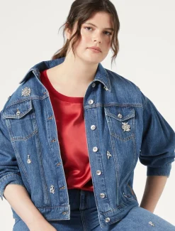 T-Shirt aus Crêpe-Jersey