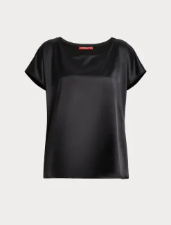 T-Shirt aus Crêpe-Jersey