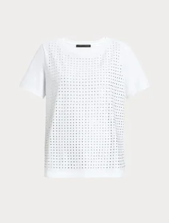 T-Shirt aus Jersey mit Strass