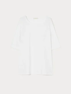 T-Shirt aus Jersey und Popeline