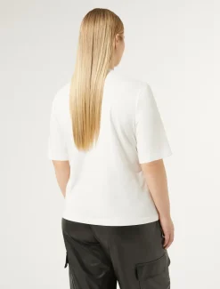 T-Shirt aus Stretch-Baumwolljersey