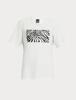 T-Shirt aus Stretch-Baumwolljersey