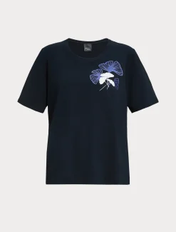 T-Shirt aus Stretch-Baumwolljersey